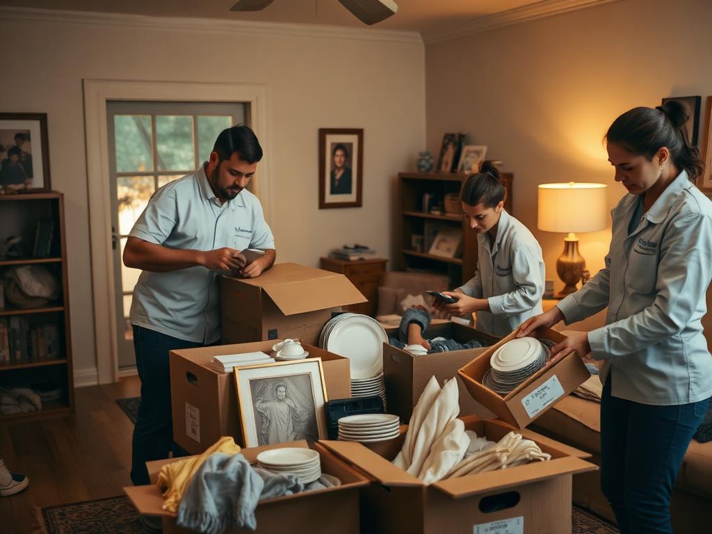 Content Cleaning & Pack-Out